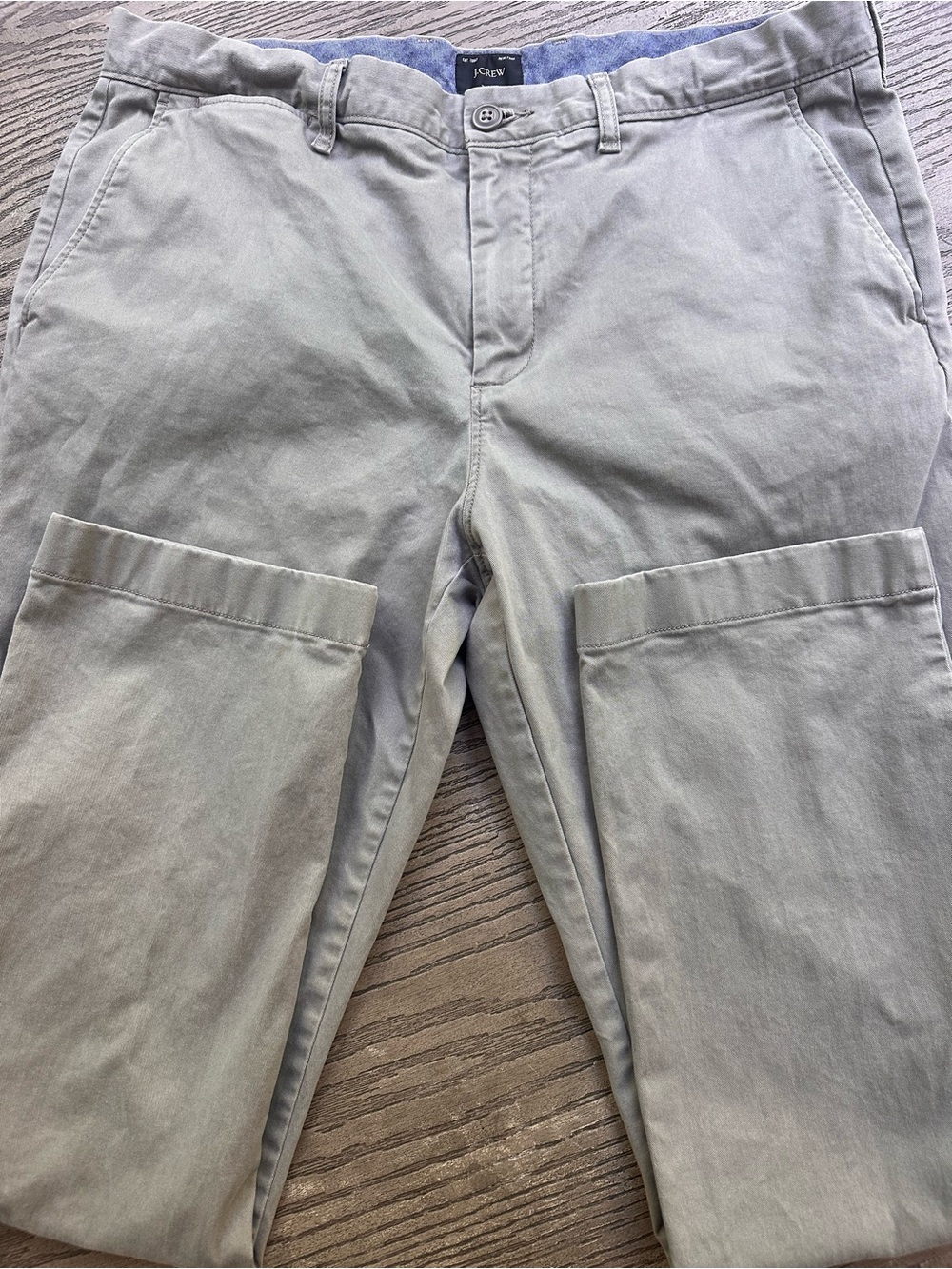 J. Crew Men’s Light Gray Khaki Chinos Size 34